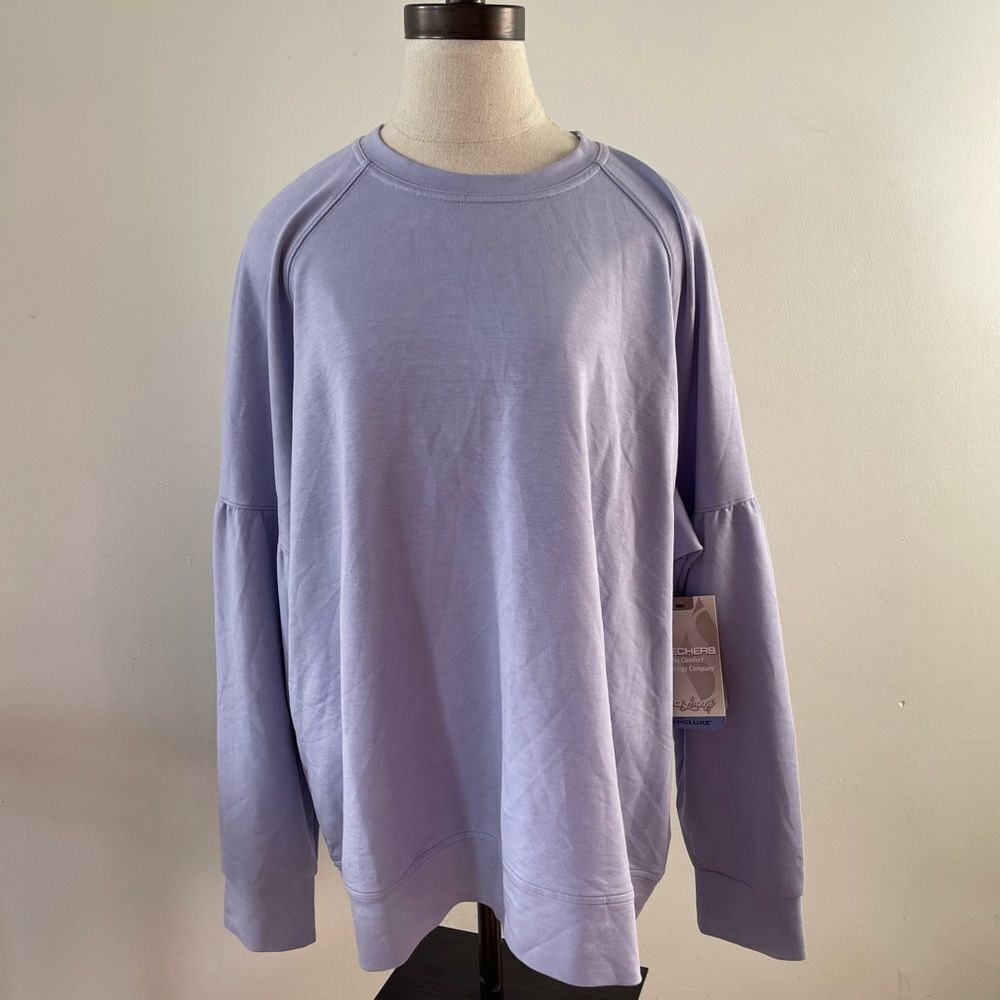 NWT Skechers Go Lounge Restful Crew Neck sweatshirt size 2X